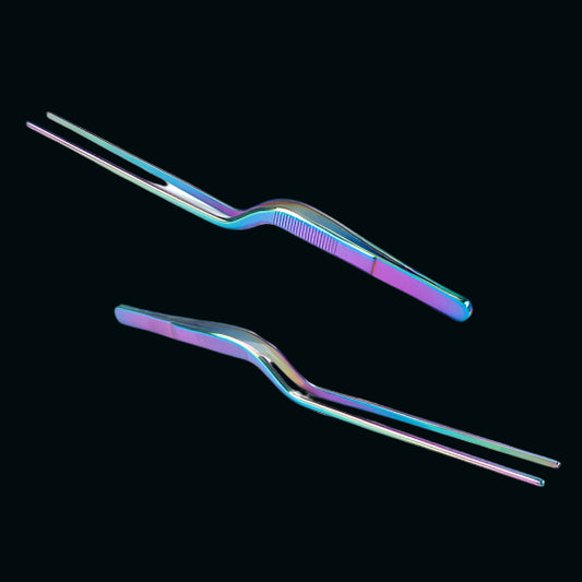STenPro® Rainbow 15cm Offset Plating Tweezers - TCC