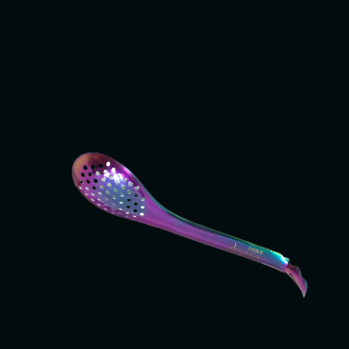 STenPro® 17cms Rainbow & Copper Caviar Spoon